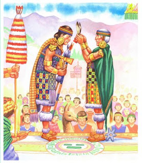 Coronación del Inca con la Mascaipacha