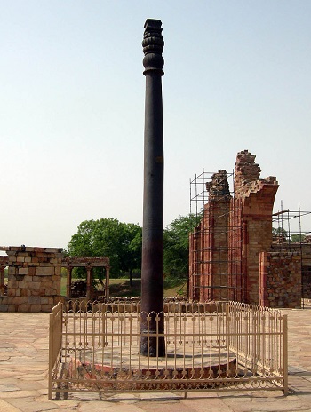 pilar de hierro construido por Kumaragupta