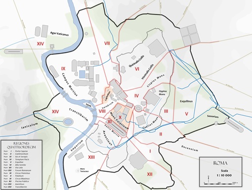 Plano de Roma en la monarquía Plano de Roma en la monarquía
