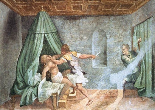 “Sexto Tarquinio intenta violar a Lucrecia”. “Sexto Tarquinio intenta violar a Lucrecia”.