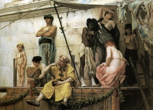 “Mercado de Esclavos”. Gustave Boulanger. 1888.