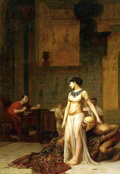 Cleopatra y César. Jean-Léon Gérôme.1866. Cleopatra y César. Jean-Léon Gérôme.1866.