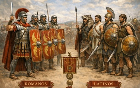 Soldados romanos y latinos