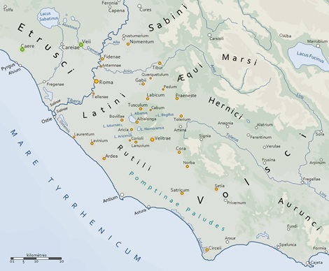 La Liga latina (siglo VIII a.C. - 338 a.C.)