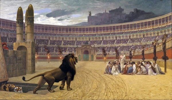 La última oración de los mártires cristianos La última oración de los mártires cristianos