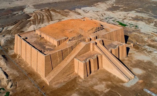 El gran zigurat neosumerio de Ur, cerca de Nasiriya (Irak).