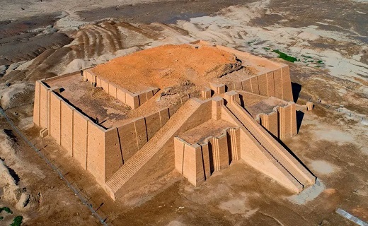 El gran zigurat neosumerio de Ur, cerca de Nasiriya (Irak).