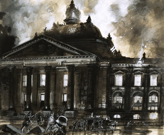 un joven holandés, Marinus van der Lubber, incendió el Reichstag el 27 de febrero de 1933