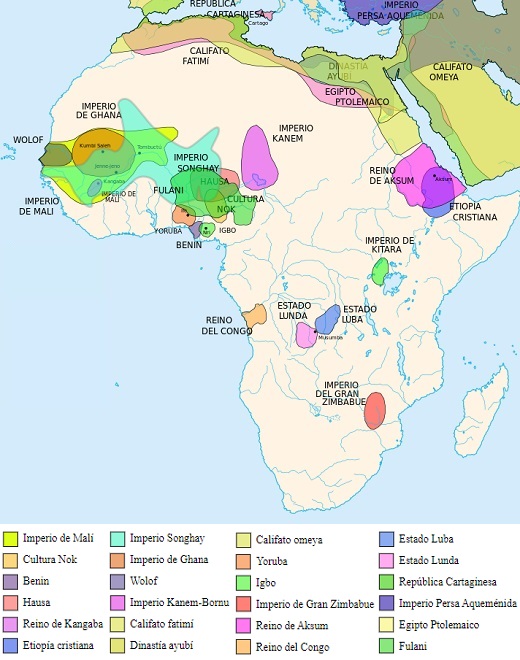 Civilizaciones africanas antes de la colonización europea