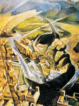 Retrato aéreo de Mussolini el aviador, 1930. Retrato aéreo de Mussolini el aviador, 1930.