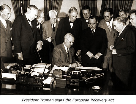 3 de abril de 1948, Presidente Truman firma el Plan Marshall