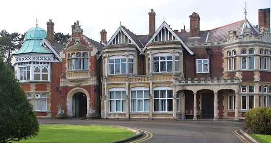 Centro de Control Bletchley Park en Buckinghamshire, Inglaterra.