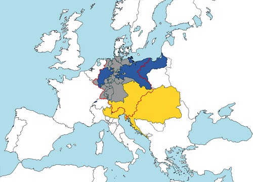 Europa central hacia 1820
