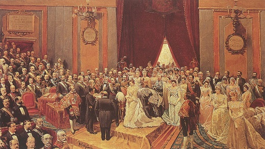 Juramento solemne de Alfonso XIII 