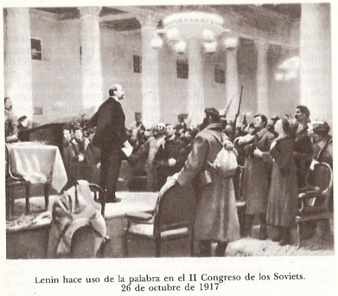 Discurso de Lenin ante el Segundo Congreso de los Soviets