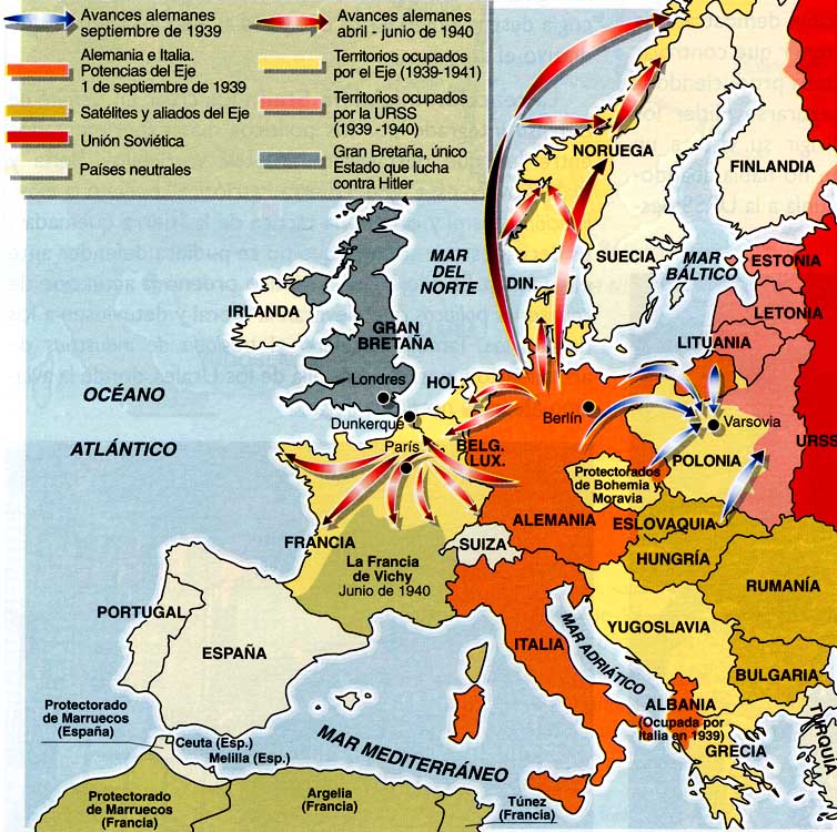 Segunda Guerra Mundial: Desarrollo | SocialHizo