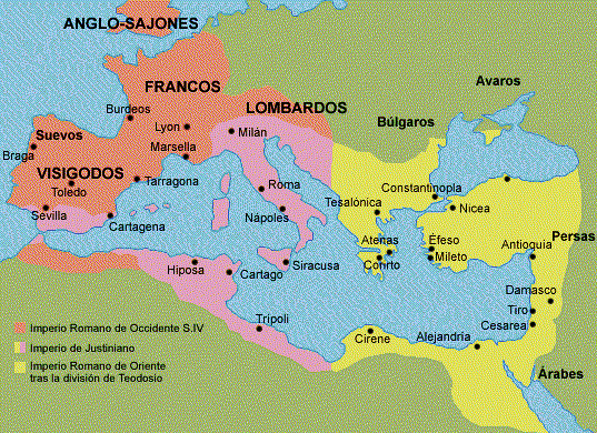 Bajo el reinado de Justiniano I el Grande, el Imperio Bizantino