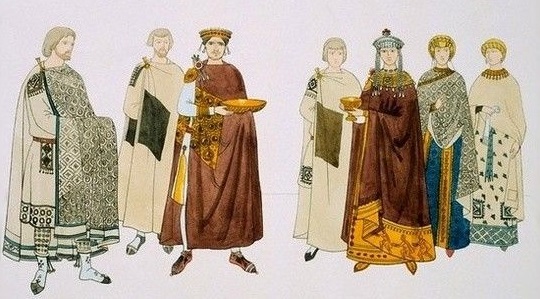 La emperatriz Teodora y el emperador Justiniano