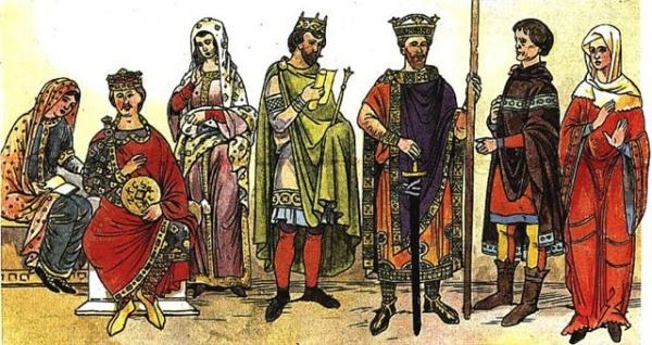 a vestimenta de la sociedad bizantina