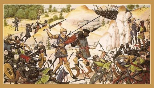 Representación de la Batalla de Roncesvalles