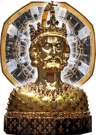 Busto relicario de Carlos Magno