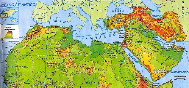 Contexto geográfico del islam