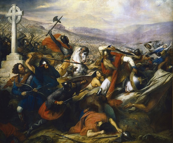 Batalla de Poitiers o de Tours, 732