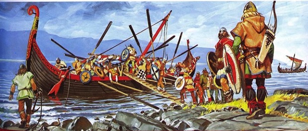 Vikingos en las costas francesas