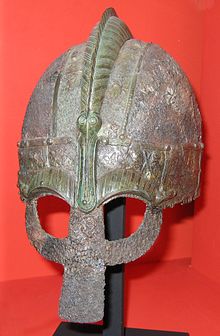 Casco de hierro del periodo Vendel 