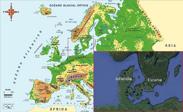 Jutlandia y Escania 