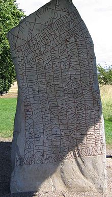 La piedra de Rok en Ostergotland