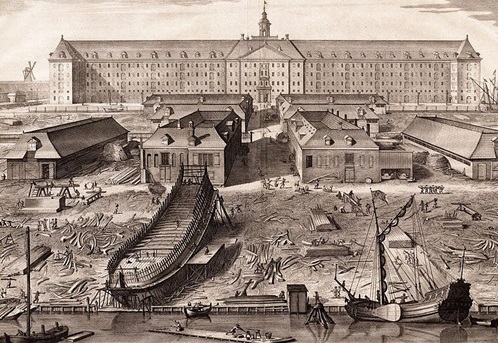 Astilleros de la Compañía Neerlandesa de las Indias Orientales en Ámsterdam Astilleros de la Compañía Neerlandesa de las Indias Orientales en Ámsterdam