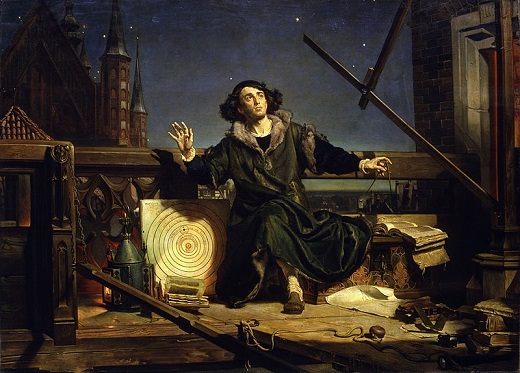 Pintura “Astrónomo Copérnico”, de Jan Matejko (1873).