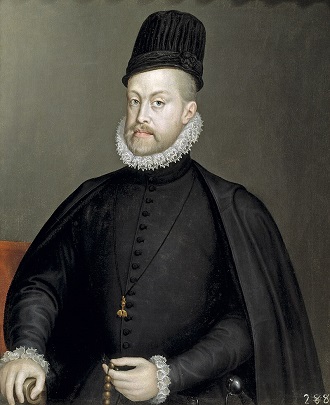  “Retrato de Felipe II” por Sofonisba Anguissola, 1565.