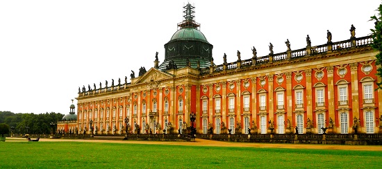 Palacio de Sanssouci, en Postdam Palacio de Sanssouci, en Postdam
