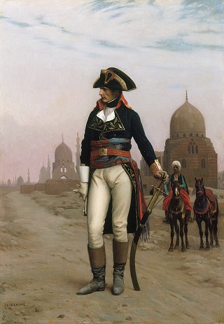 Napoleón en el Cairo, de Jean-Léon Gérôme (1863). Napoleón en el Cairo, de Jean-Léon Gérôme (1863).