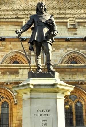 Escultura de Oliver Cromwell