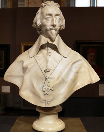 Busto del cardenal Richelieu, obra de Gian Lorenzo Bernini (1641).