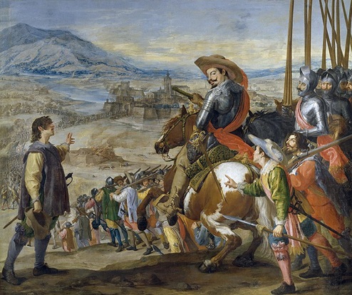 “Socorro de Brisach”, de Jusepe Leonardo. 1630. Museo del Prado.