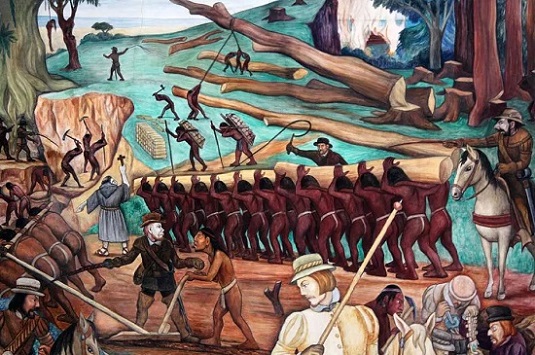 La historia negra de la colonización