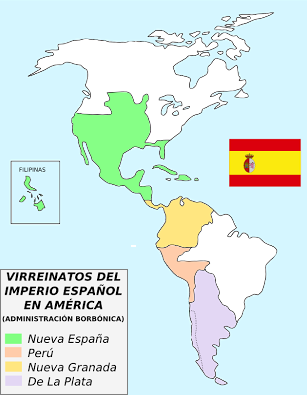 Virreinatos del Imperio español en América 