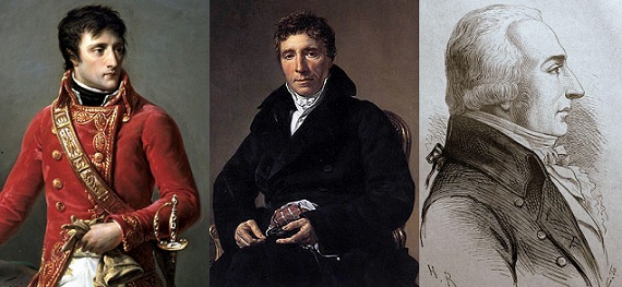 Napoleón Bonaparte, Emmanuel Joseph Sieyes y Roger Ducos