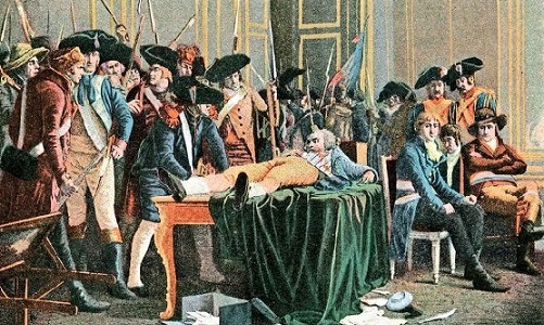 Detención de Robespierre en la Convención Nacional