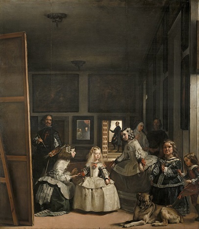 Velázquez se autorretrató en su cuadro “Las meninas”, (izquierda). Velázquez se autorretrató en su cuadro “Las meninas”, (izquierda).