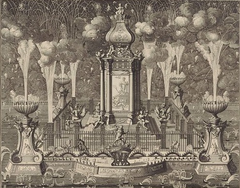 Celebración de la paz en Utrecht. 1713.