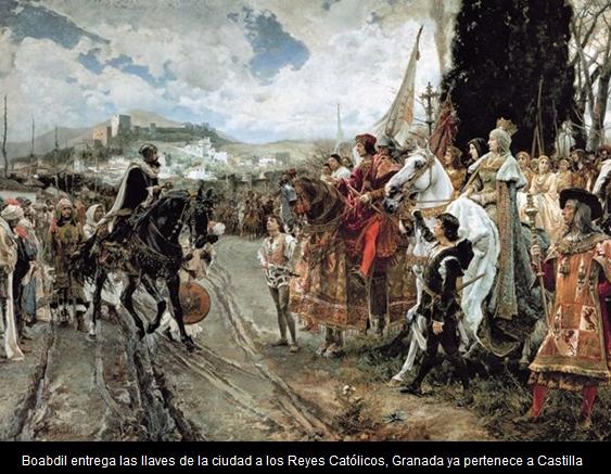Boabdil entrega a Granada