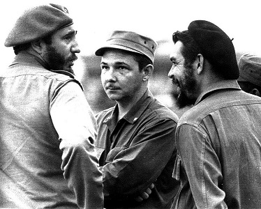 Fidel Castro, Raúl Castro y el Che Guevara