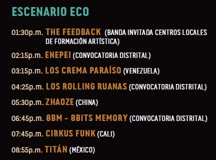 2 de julio, escenario Eco