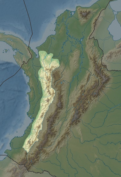 cordillera occidental de Colombia