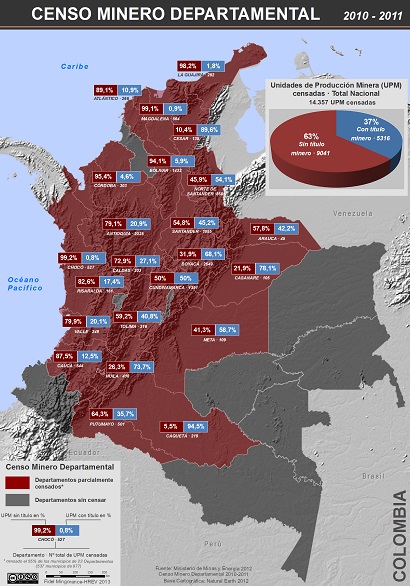 Censo minero departamental 2010-2011